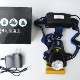 Đèn pin led sạc đeo đầu 2 pin L10 (Đen)