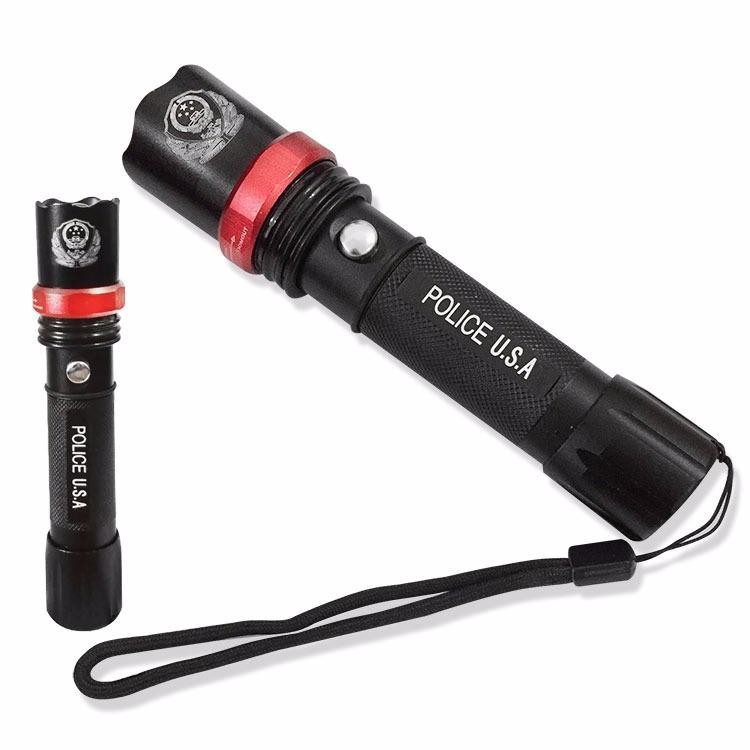 den bin gia re -  Đèn Pin Police quân sự mỹ Siêu Sáng tặng kèm (Sạc  + pin sạc) Hàng Cao Cấp