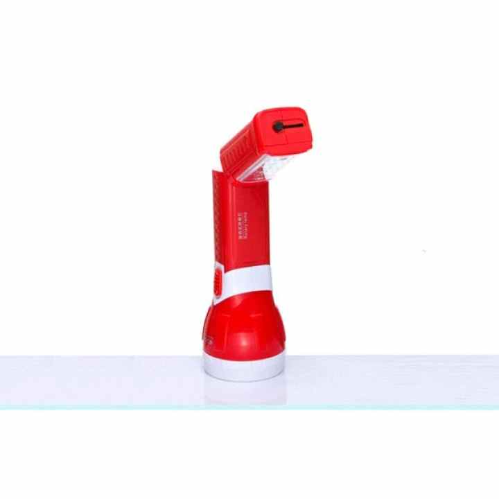 Đèn Pin sạc LED đa năng 2 trong 1 KM-8730 (Đỏ)