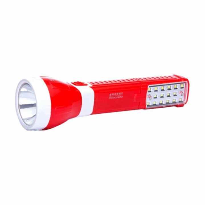 Đèn Pin sạc LED đa năng 2 trong 1 KM-8730 (Đỏ)