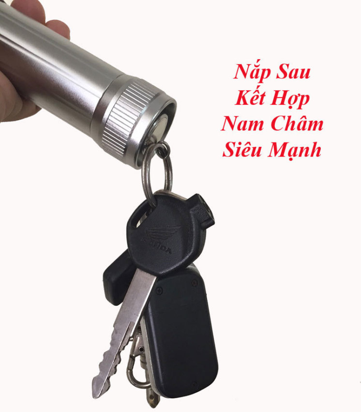 Đèn pin Shark Cree Zoom SS-8062 (Trắng)