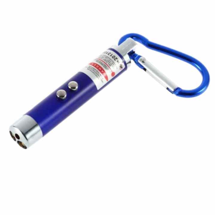 Đèn pin soi tiền giả Hongkong electronics 3 in 1 (Xanh dương)