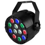 Đèn sân khấu Flat Par Light 12 Led Cảm ứng âm thanh (TD)