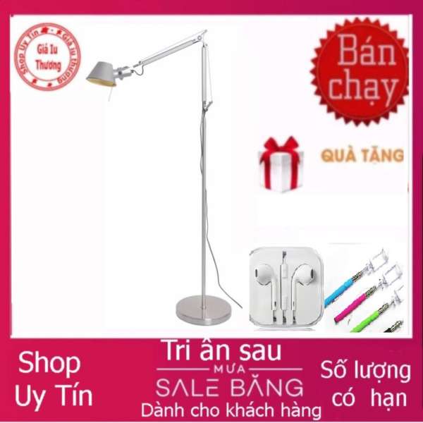 Đèn sàn trang trí 09 nhập khẩu màu bạc cứng cáp siêu bền