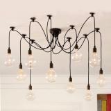 Đèn thả trần kiểu con nhện LL-5035 (10 đui) - Chưa Bao Gồm Bóng