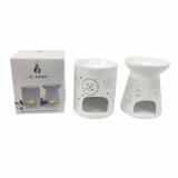 Đèn tinh dầu sứ trắng (hình trụ) UBL DH0452