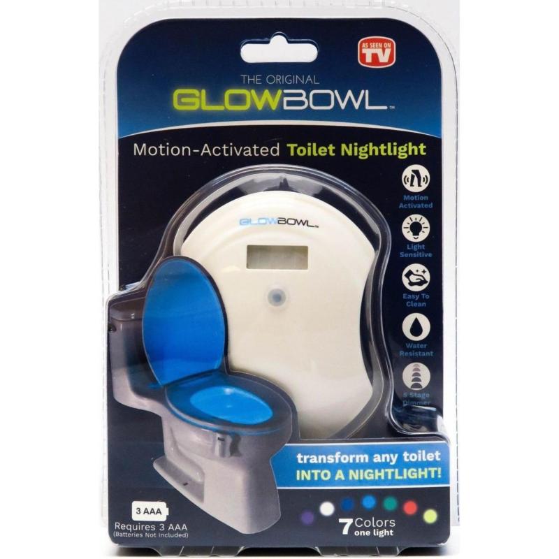 Đèn toilet cảm ứng chuyển động 7 màu thay đổi Glow Bowl - Hàng nhập khẩu