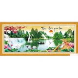 Tranh đính đá thiên niên giao hòa DF200-NgocThinhShop