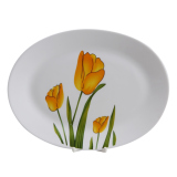[HCM]Đĩa Oval thủy tinh ngọc La Opala Diva 30125TP 32cm