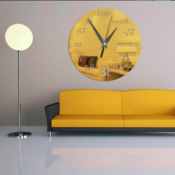 TỰ LÀM Toán Phương Trình Gương Acrylic Dán Tường Đồng Hồ Dán-quốc tế TỰ LÀM Toán Phương Trình Gương Acrylic Dán Tường Đồng Hồ Dán-quốc tế