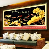 Tranh thêu chữ thập Gia hòa vạn sự hưng DLH-222558-Ngọc Thịnh