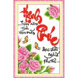 Tranh thêu chữ thập hạnh phúc 222697