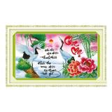 Tranh thêu chữ thập cha mẹ 222805