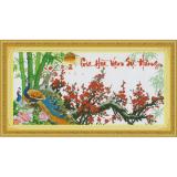 Tranh thêu chữ thập gia hòa vạn sự hưng 222900