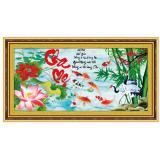 Tranh thêu chữ thập cha mẹ 223011