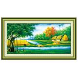 Tranh thêu chữ thập ĐỒNG QUÊ DLH-223016-Ngọc Thịnh