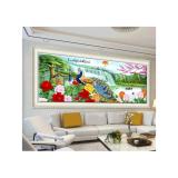 Tranh thêu chữ thập cao cấp Tùng nghênh khách DLH-223036-NgocThinhShop
