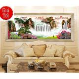Tranh thêu chữ thập non nước hữu tình dlh-223038-ngọc thịnh