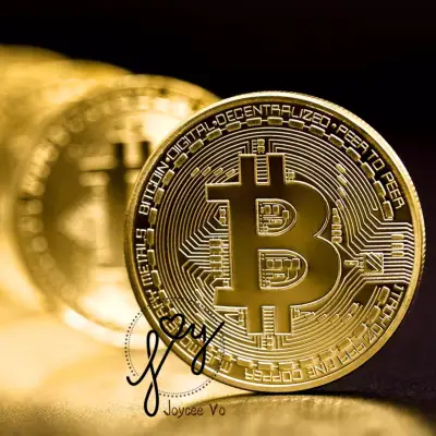 Hộp Mô Hình Đồng Bitcoin Lưu Niệm Mạ Vàng 24K Cao Cấp B140
