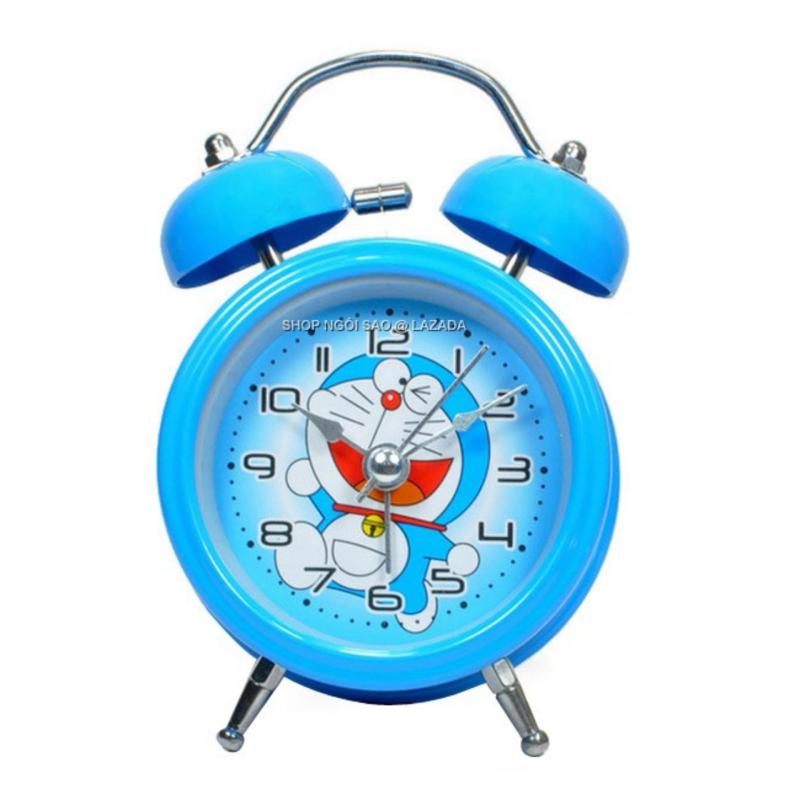 Nơi bán ĐỐNG HỒ ĐỂ BÀN BÁO THỨC CHUÔNG ĐÔI KIM LOẠI ĐƯỜNG KÍNH 7,5 CM - DOREAMON ĐI