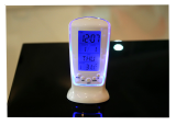 [HCM]Đồng hồ Digital - Ánh sáng xanh (Digital Blue LED Square Alarm Clock)