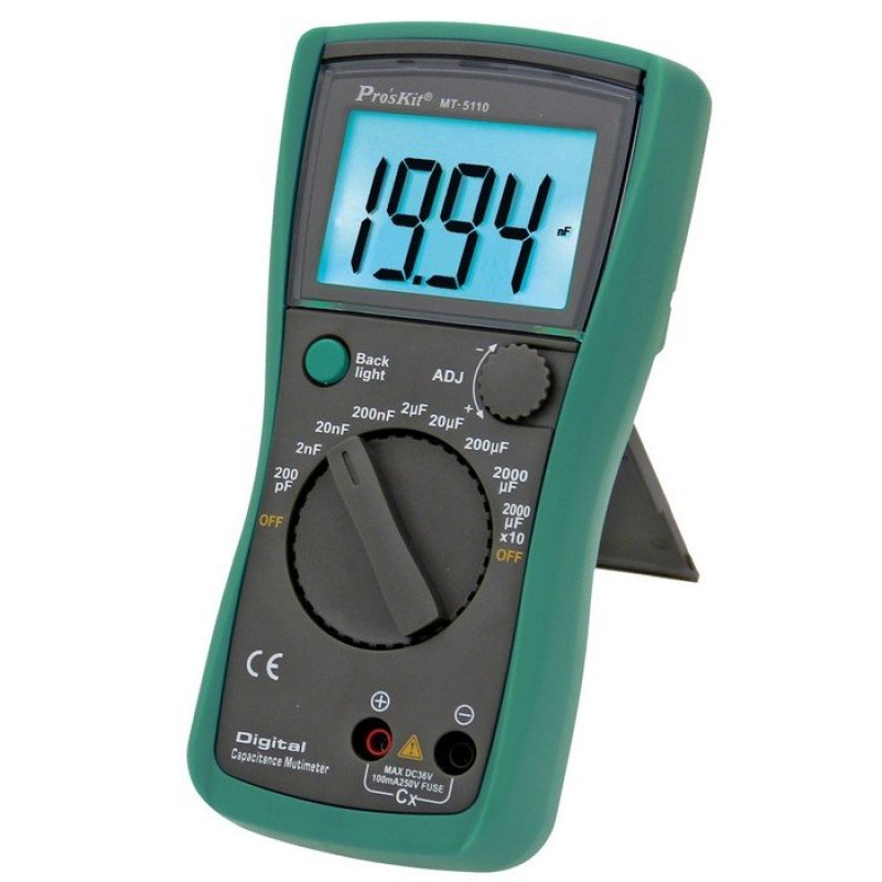 Đồng hồ đo tụ Proskit MT-5110 (Xanh)