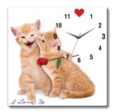 Đồng hồ tranh Mèo Đáng Yêu Dyvina 1T3030-43