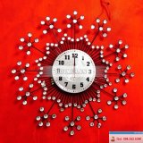 Đồng hồ treo tường hoa pha lê lấp lánh( HPL04) 60cm