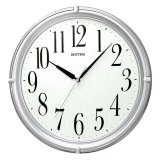 Đồng hồ treo tường Rhythm CMG404NR19 Basic Wall Clocks (Bạc)