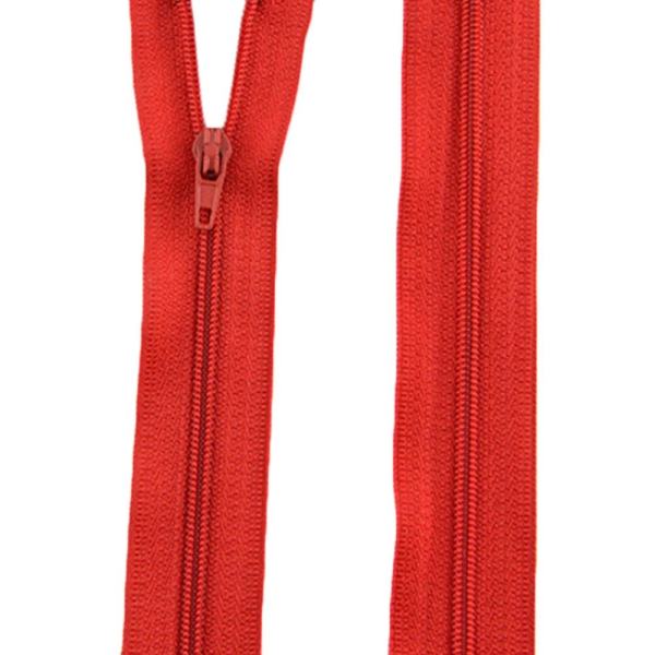 Dress Zips Nylon Metal Closed Open Ended 10pcs Red - intl