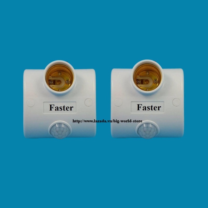 Bảng giá Đui đèn cảm ứng mắt thần Faster 2 chiếc (Trắng)