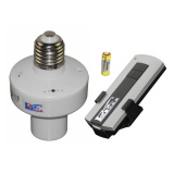 Đui đèn E27 điều khiển từ xa bằng sóng Radio (RF) trắng