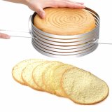 Dụng cụ cắt lát bánh mì tròn D23-30 cm (màu bạc)