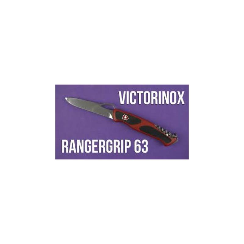 Dụng cụ đa năng Victorinox - 130 mm - RangerGrip 63 (0.9523.MC - Dao OH + Mở rượu)
