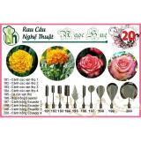 [HCM]Kim rau câu 3D Ngọc Huệ (bộ số 20 - hoa hồng Ecuador cúc vạn thọ)