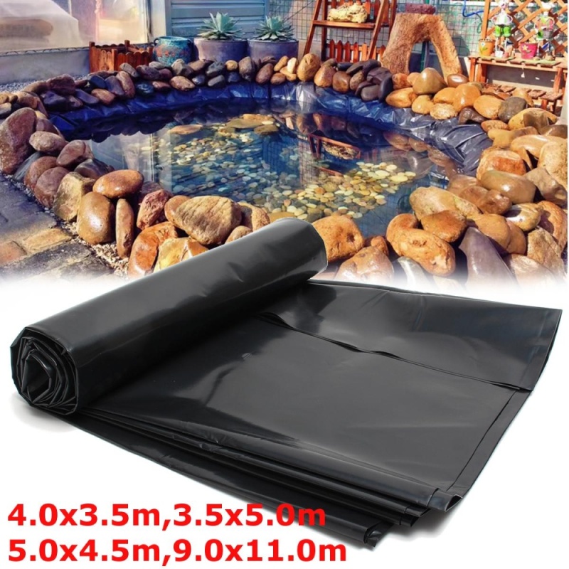 Durable Fish Pond Liners Reinforced HDPE Membrane Garden Pools Landscaping Size 3.5*5m - intl