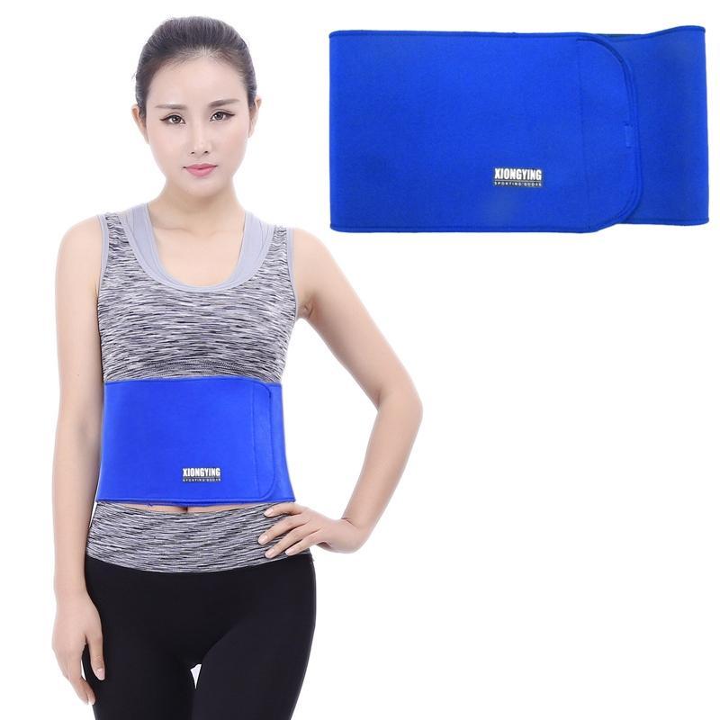 Elastic Sports Thermal Waist Support Guard, Size: 17 X 95cm(Blue) - intl