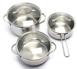 Elo Nobu - Bộ 3 nồi Inox cao cấp