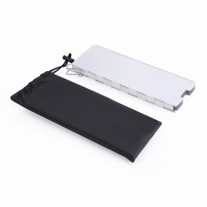 THỜI ĐẠI Có Thể Gập Lại 10 Tấm Điện BBQ Bếp Gas Âm Chắn Gió Màn Hình Dã Ngoại Ngoài Trời Xếp Cắm Trại Dã Ngoại Bếp Gió Màn Hình bạc-quốc tế