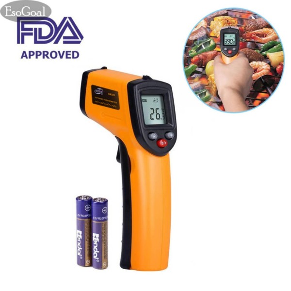 Bảng giá EsoGoal Digital Infrared Temperature Thermometer with Precisely Aiming, Non-contact Lasergrip Temperature Sensor Bright LCD Display with LED Backlight (-58 °F to 716°F) - intl