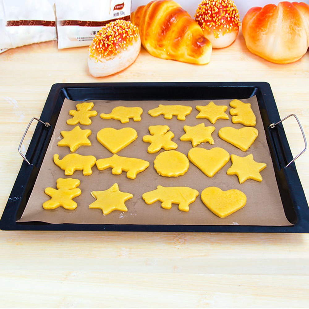 Fabric Baking Tray Mat Oilpaper for Cookie Biscuit Macaron Cake Pastry Oil Paper Oven Oilcloth Pastry Baking Tools - intl