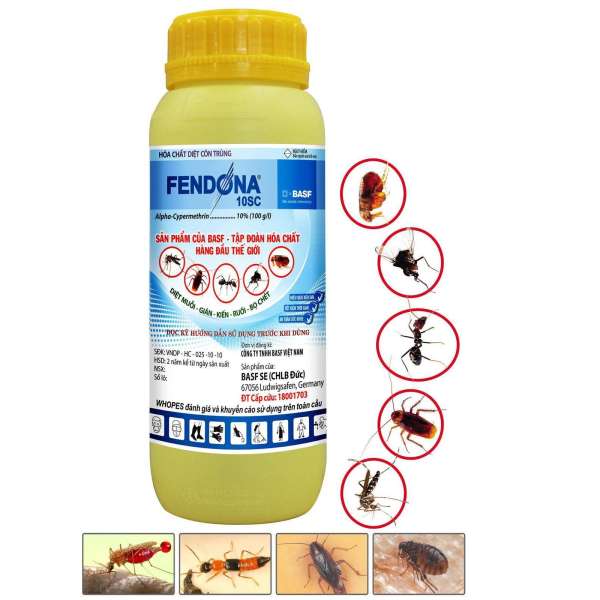 Fendona 10SC 1L - diệt ruồi, muổi, gián, kiến, bọ chét...