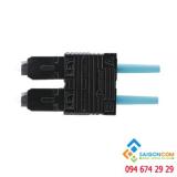 Fiber connector & adapter SC 50/125µm OM3/OM4 duplex