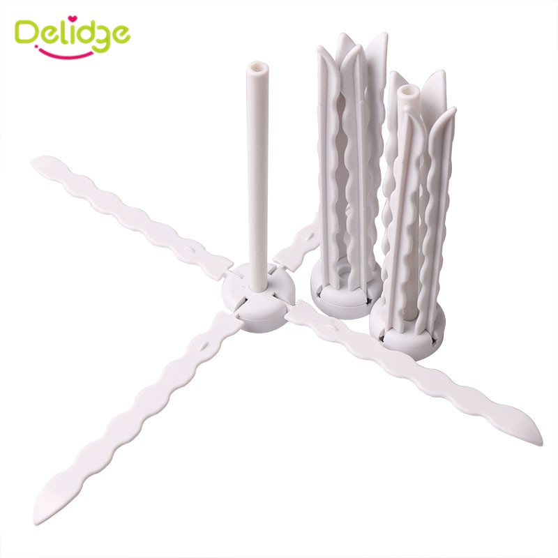 Flower Drying Rack Stand Cake Decorating Sugarcraft Fondant Detachable Gum Paste Flower Rack Practical Baking Tools - intl