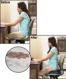 Foam Back Ache Pain Cushion Pillow Home Office Car Seat Chair - intl