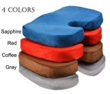 Foam Back Ache Pain Cushion Pillow Home Office Car Seat Chair - intl