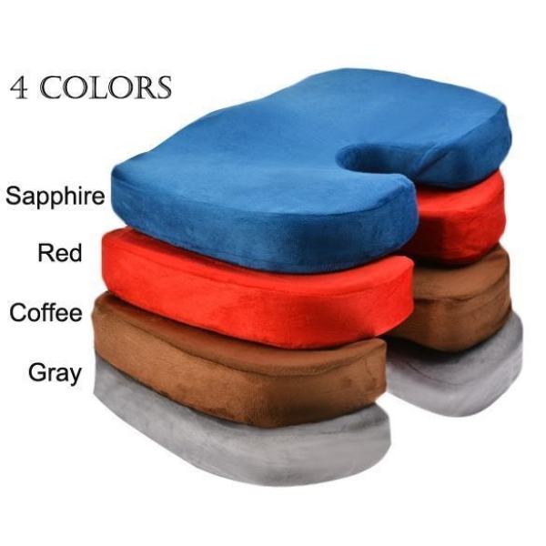 Foam Back Ache Pain Cushion Pillow Home Office Car Seat Chair - intl