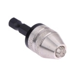 For 1/4\" Keyless Drill Bit Chuck Hex Shank Adapter Converter
0.3mm-3mm - intl