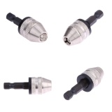For 1/4\" Keyless Drill Bit Chuck Hex Shank Adapter Converter
0.3mm-3mm - intl