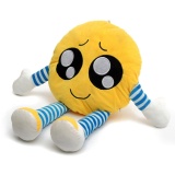 Funny Expression Stuffed Plush Pillow Backrest Plush Chair Cushion Toys Doll Pitiful - intl